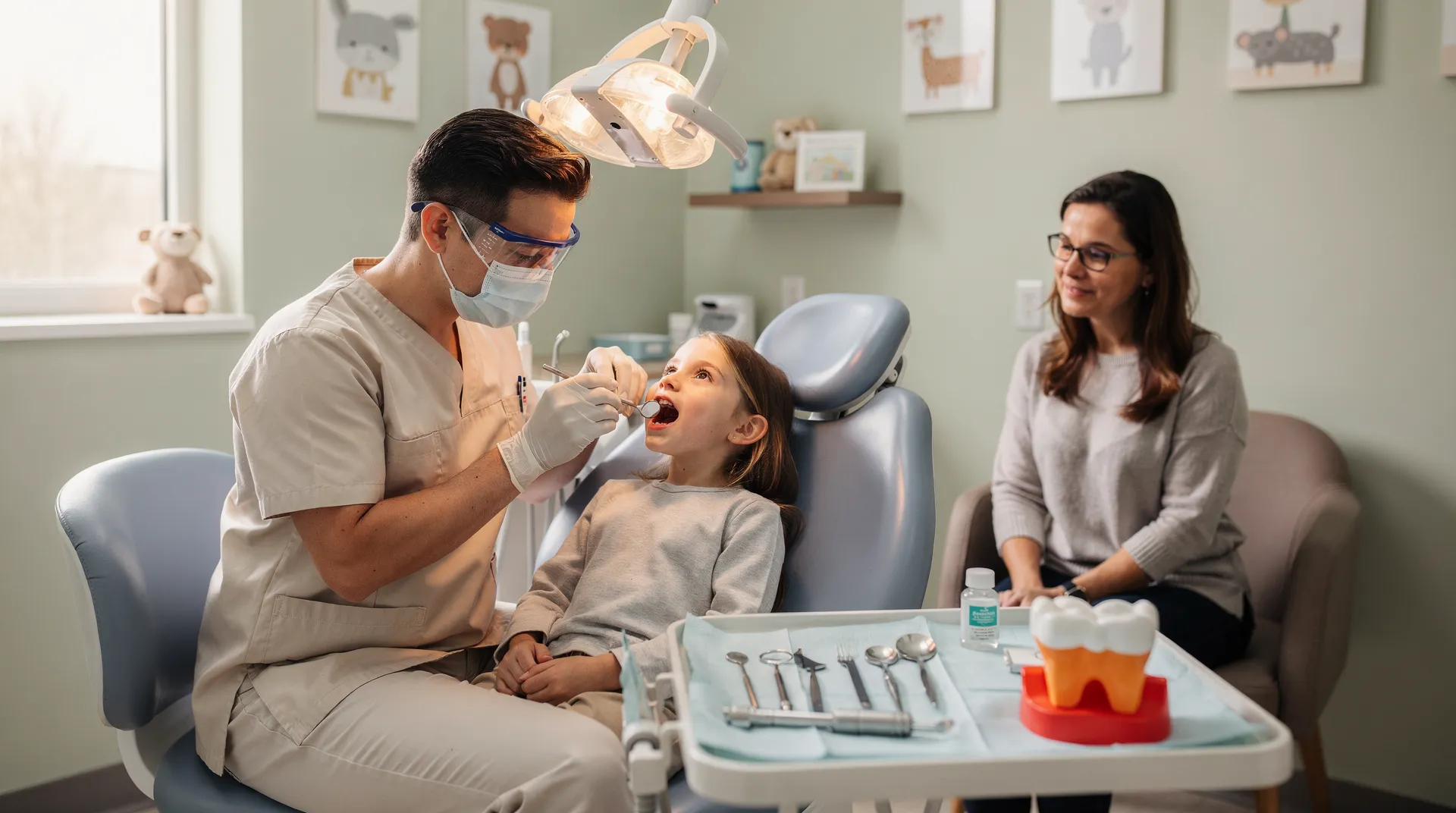 A pediatric dental home provides comprehensive care including preventive services, education, and support from infancy