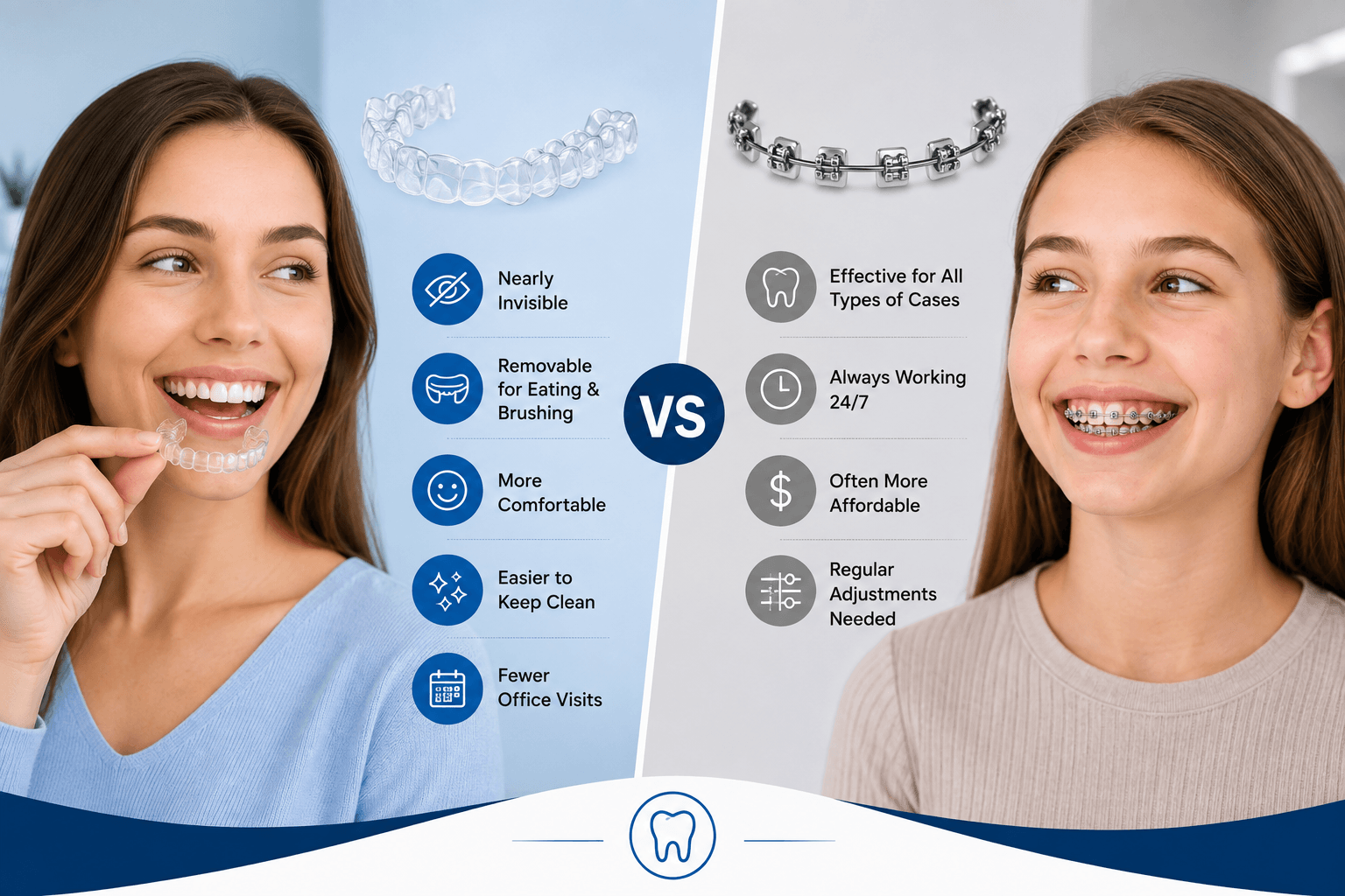 Invisalign vs Braces